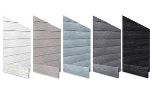 Marley Weatherboard cladding in 5 unique colours