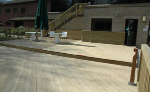 Marley timber decking installed outside