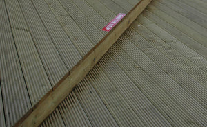 Marley timber decking installed on steps